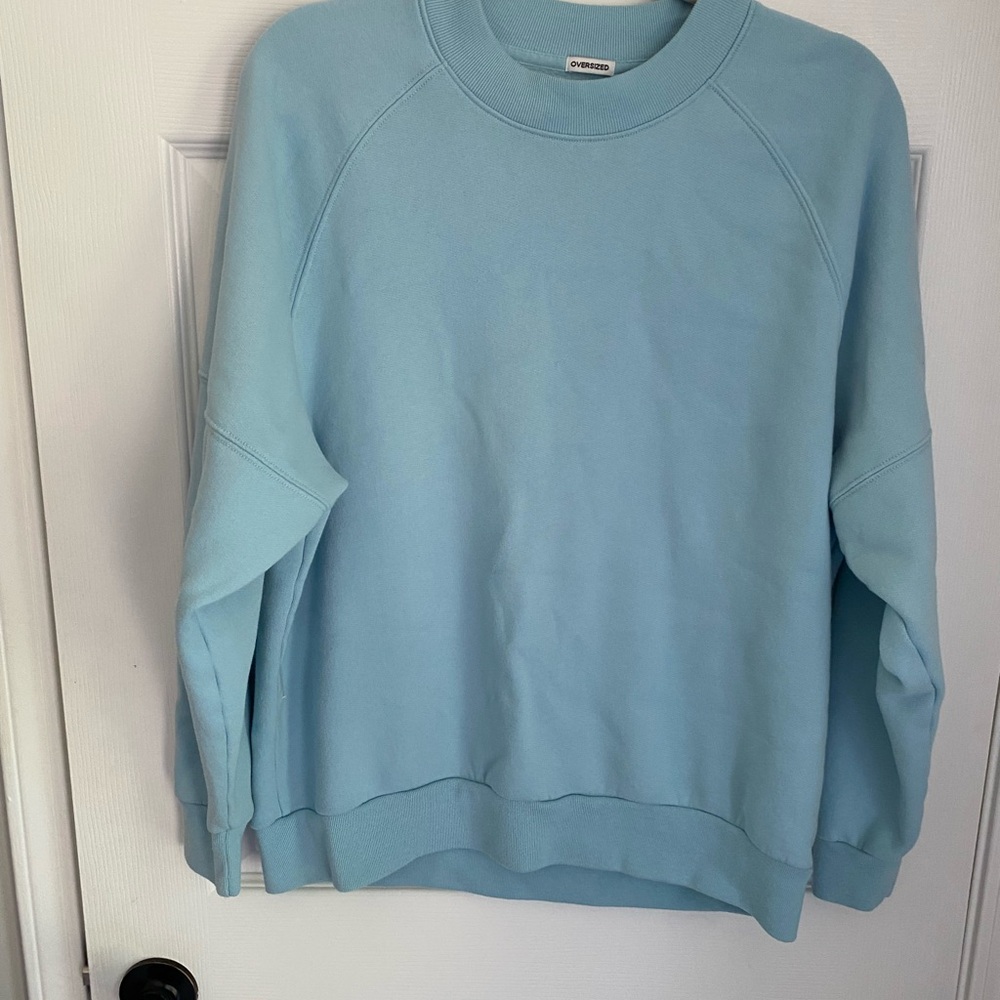 Gilly Hicks - Light Blue Crewneck Sweatshirt - SMALL